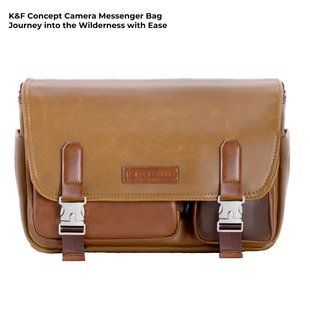 Портативна водонепроникна сумка на одне плече для фотоапарата K&F Concept 10л Gobi Brown (KF13.142V1) KF13.142V1 фото