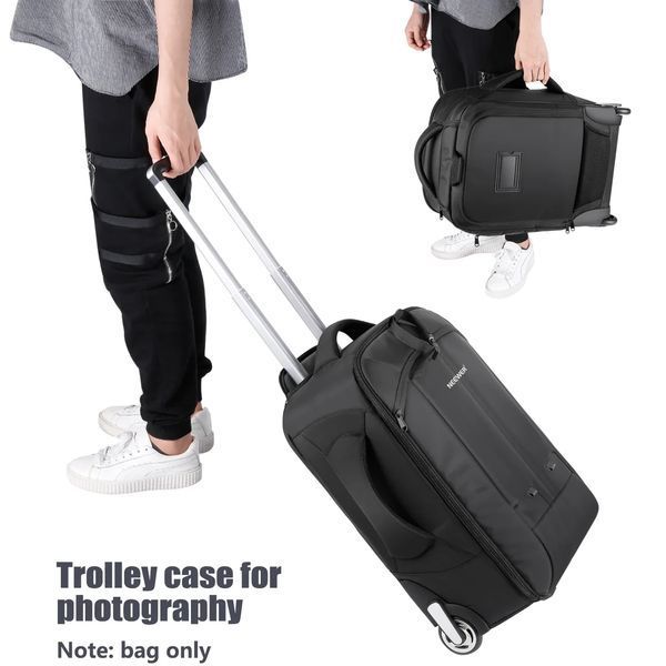 Рюкзак-валіза Neewer NW3300 для SLR/DSLR камер та аксесуарів 55х35х26см black/red 10092864 фото