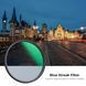 Анаморфотний блакитний смугастий фільтр K&F Concept Blue Streak Filter Nano-X (2mm) 58мм (KF01.2097) KF01.2102 фото 2