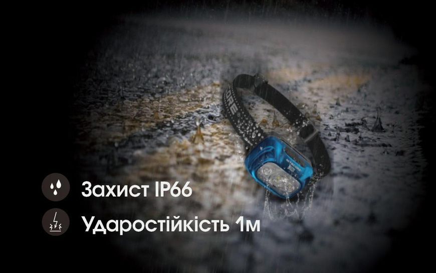 Налобний ліхтар Nitecore NU31 Blue (1800мАг, 550Лм, 145м, червоне світло) 010212.2 фото