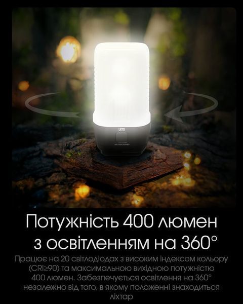 Ліхтар кемпінговий та ручний Nitecore LR70 (3000Лм, 300м, USB Type-C) 010104 фото