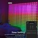 Розумна гірлянда-штора світлодіодна RGB 200LED 3*2м з пультом керування 130203 фото 3