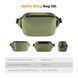 Портативна водонепроникна сумка на одне плече для фотоапарата K&F Concept Alpha Camera Sling Bag 10л Green