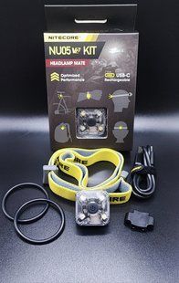 Nitecore NU05 KIT V2 (2в1) - Ліхтар налобний + велосипедний маяк 011403 фото