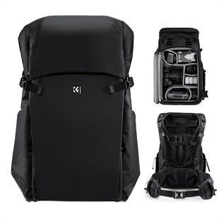 Профессиональный рюкзак для фотоаппарата, штатива, ноутбука K&F Concept 30 л Star Wander 01 (Black) (KF13.206V1) KF13.206V1 фото