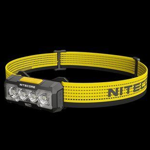 Налобний ліхтар Nitecore NU27, чорний (UHE LED, 3000, 4500, 6500К, 850мАг, 600Лм, 123м) 010225 фото