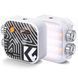 Двухцветный светодиодный видеофонарь накамерный свет K&F Concept L01-40 White 6Вт 2500K-9900K (KF34.035V1) KF34.035V1 фото 1