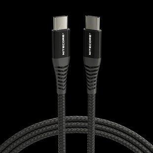 Двухсторонний кабель для зарядки Nitecore USB-C - USB-C 1м 011603 фото