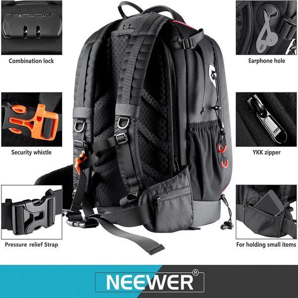 Професійний рюкзак для цифрових фотокамер та аксесуарів Neewer NW-XJB-D2330 PRO 52х34х26см 10087473 фото