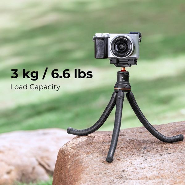 Універсальний гнучкий штатив для смартфона K&F Concept MS-01 з кульовою головою та пультом дистанційного керування (KF09.129)