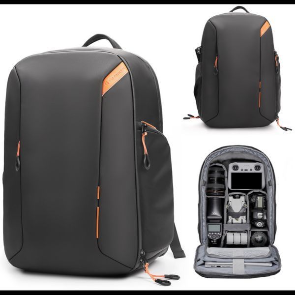 Профессиональный рюкзак для камеры, штатива, ноутбука K&F Concept 25 л Nature Wander 25 (черный) (KF13.210) KF13.210 фото