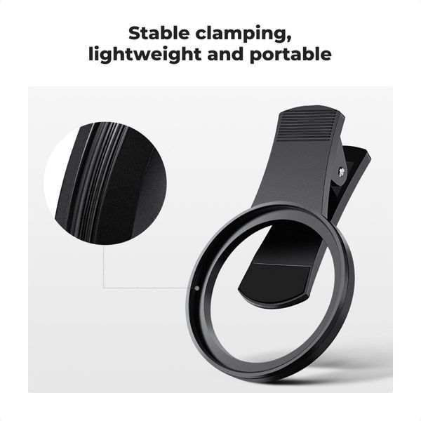 Світлофільтр K&F Concept ND2-400 Nano-K 52мм з кліпсою для iPhone зі змінною нейтральною щільністю (KF01.2639)