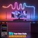 Розумна неонова світлодіодна стрічка RGB 5м із синхронізацією музики (12-24 В, 84 світлодіодів/м) додаток TUYA