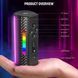 Магнітна портативна ручна лампа для зйомки NEEWER TL97C RGB 4,5Вт 11см 2500-8500К з APP управлінням 10103816 фото 9
