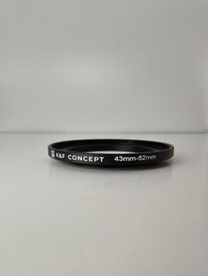 Перехідник K&F Concept для об'єктива камери, світлофільтрів з кроком вверх 43-52мм