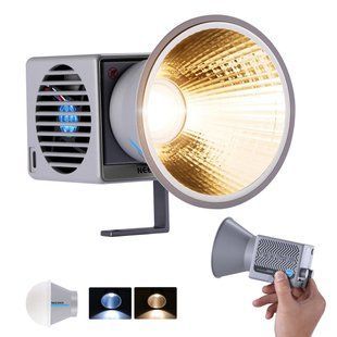 Портативне двоколірне студійне міні відеосвітло NEEWER HS60B 60W Bi-Color LED Video Light (2700-6500K, APP контроль) 10104113 фото