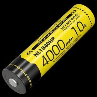 Акумулятор li-ion 18650 Nitecore NL1840HP (10A, 4000mAh) 010714.1 фото