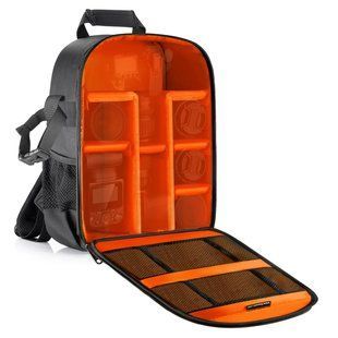 Багатофункціональний рюкзак для камери та аксесуарів Neewer NB-MF Black/orange 10087322 фото
