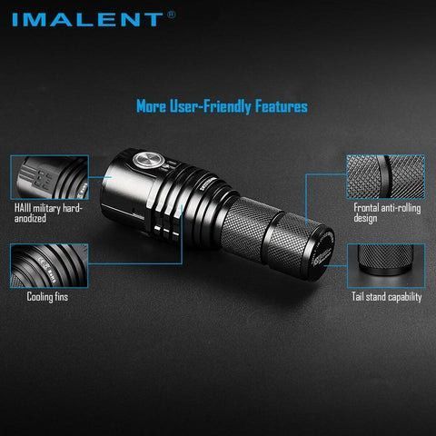 Компактний ручний кишеньковий EDC ліхтар Imalent MS03 Black (13000Лм, 324м, 4000мАг) 180103 фото