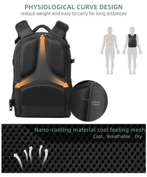 Професійний рюкзак для камери, штатива, ноутбука K&F Concept 23 л Nature Wander 06 (камуфляж) (KF13.119) KF13.119 фото