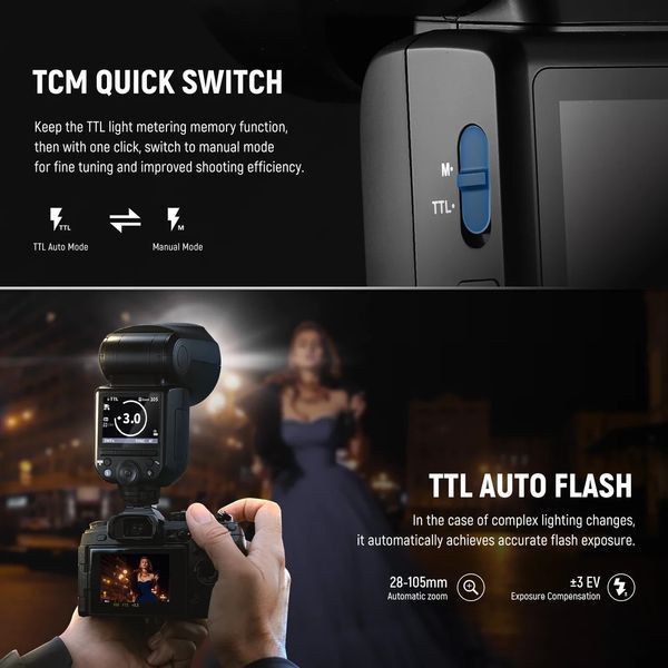 Накамерний спалах Neewer Z2-S TTL з дифузором для камер Sony 10103878 фото