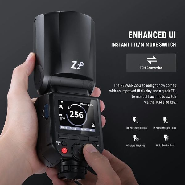 Накамерний спалах Neewer Z2-S TTL з дифузором для камер Sony 10103878 фото