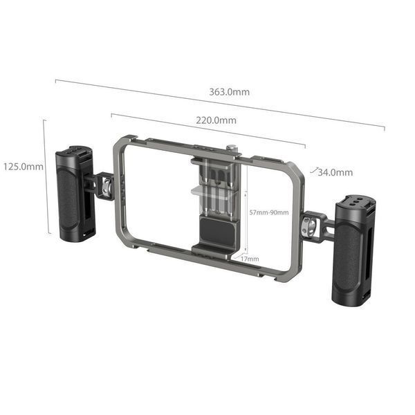 Універсальна клітка для смартфона SmallRig All-in-One Video Kit Basic (2022) 4121 зі складаними ручками 050304 фото