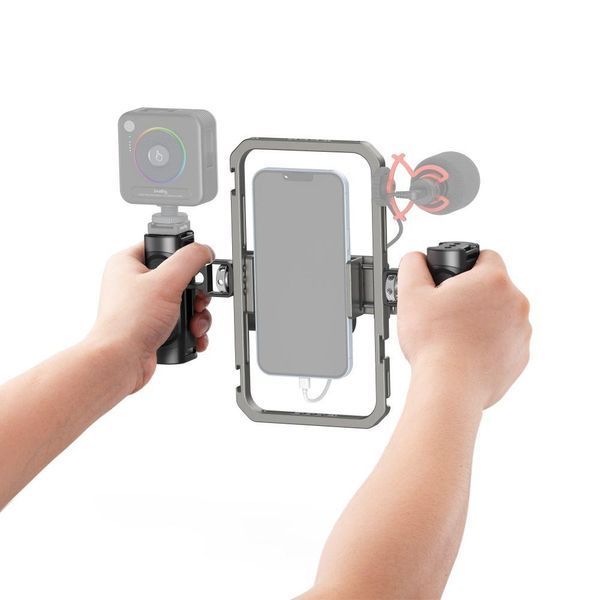 Універсальна клітка для смартфона SmallRig All-in-One Video Kit Basic (2022) 4121 зі складаними ручками 050304 фото
