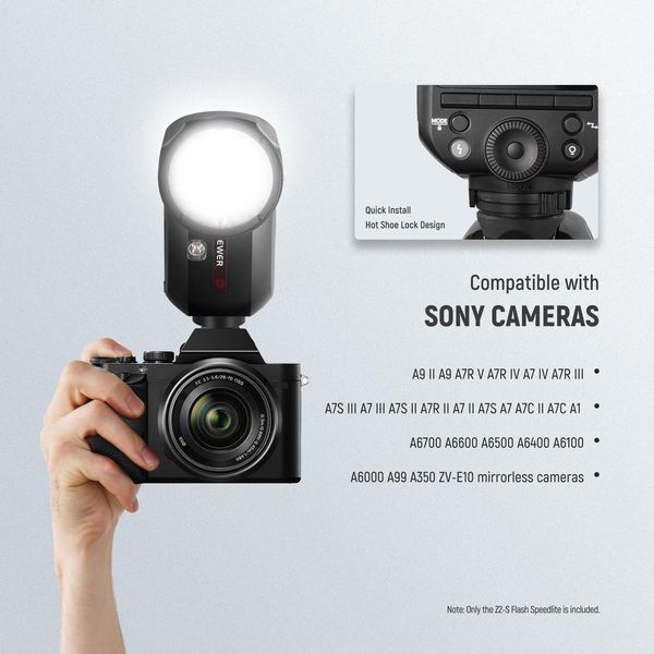 Накамерний спалах Neewer Z2-S TTL з дифузором для камер Sony 10103878 фото