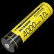 Акумулятор li-ion 18650 Nitecore NL1840HP (10A, 4000mAh) 010714.1 фото 1