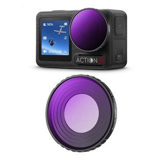 Нейтрально-сірий фільтр K&F Concept ND8 для DJI Osmo Action 5 Pro та Osmo Action 4 (KF01.2875) KF01.2875 фото