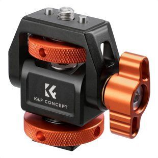 Кріплення для польового монітора K&F Concept з регульованим поворотом та нахилом та кріпленням "холодний башмак" (KF31.133) KF31.133 фото