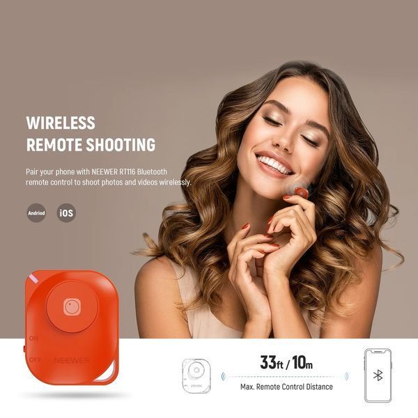 Кольцевая двухцветная студийная лампа для блоггера Neewer RH12B 24Вт 2900-7000К 30,5см со штативом 180см 10104139 фото