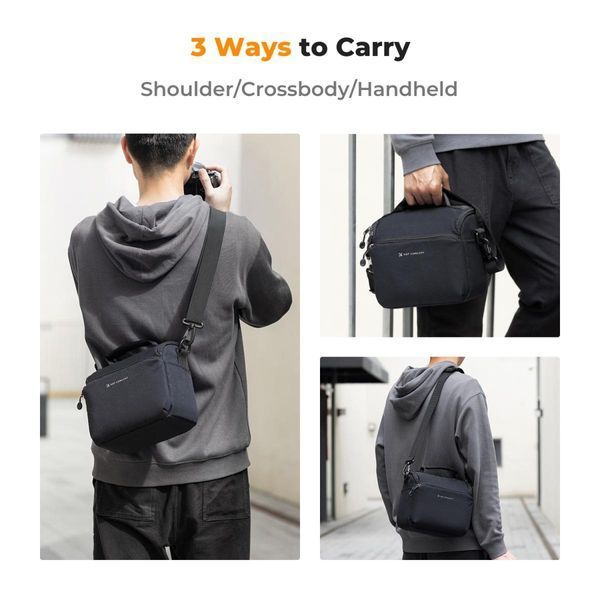 Сумка через плече для фотоапарата K&F Concept Camera Sling Bag 5L Urban Wander 05 (темно-синій) (KF13.179V1)
