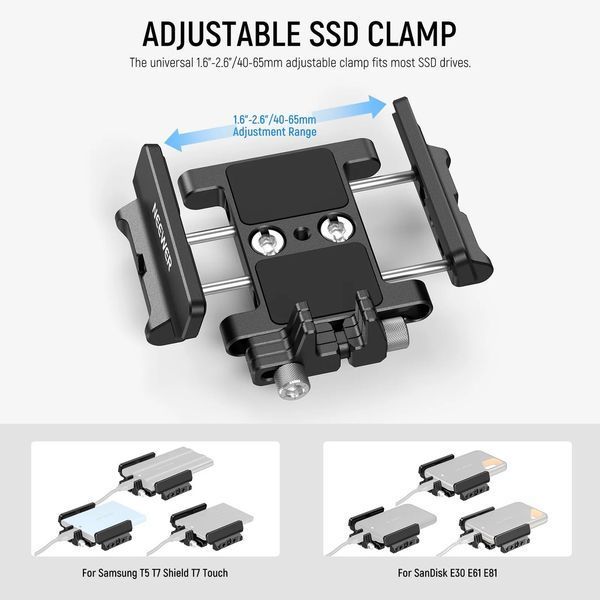 Універсальне кріплення тримач жорсткого диска SSD holder Neewer UA035 10103731 фото