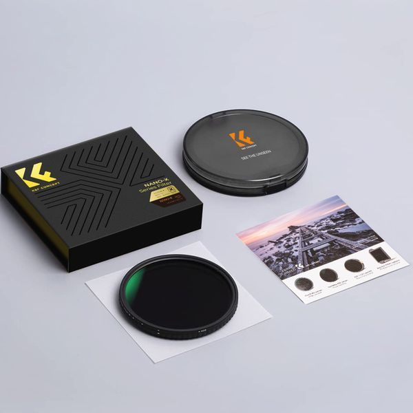 Світлофільтр зі змінною нейтральною щільністю K&F Concept Nano-X ND2-32 (1-5 ступенів) 58мм (KF01.1449V1) KF01.1805V1 фото
