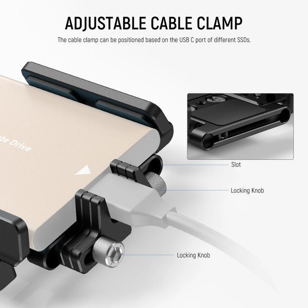 Універсальне кріплення тримач жорсткого диска SSD holder Neewer UA035 10103731 фото