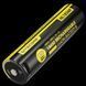 Акумулятор літієвий Li-Ion 18650 Nitecore NL1836R 3.6V (3600mAh, USB-C), захищений 010706.1 фото 1