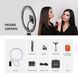 Кольцевая двухцветная студийная лампа для блоггера Neewer RH12B 24Вт 2900-7000К 30,5см со штативом 180см 10104139 фото 9